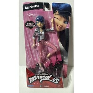 Playmates Toys ZAG Miraculous Ladybug Marinette 5" Super Poseable Doll Figure